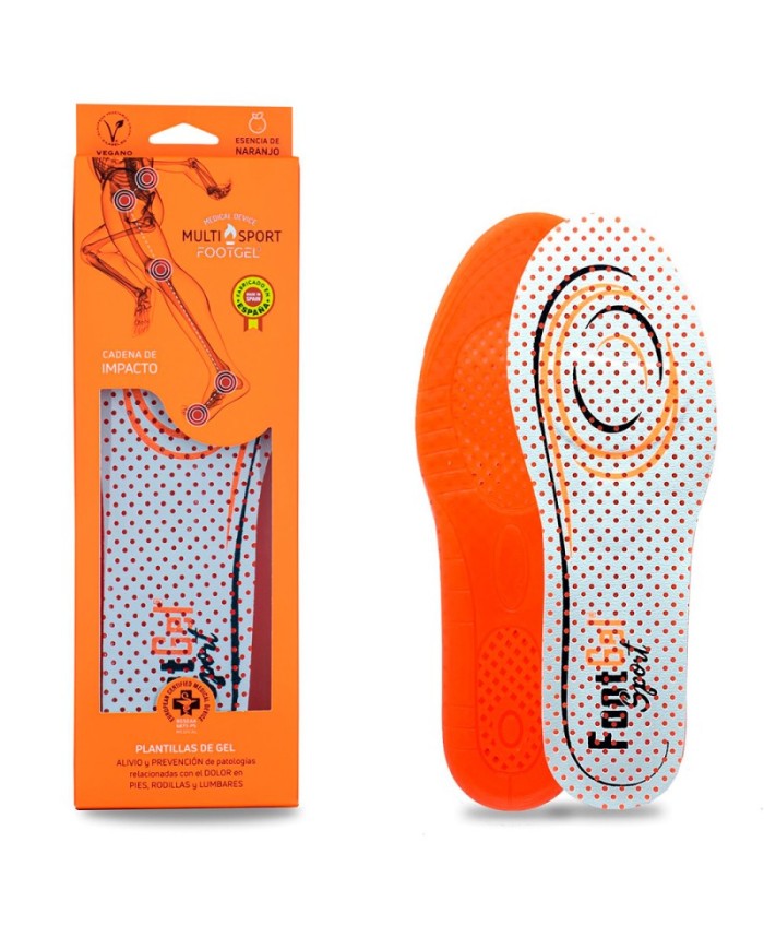 Footgel Multi-Sport Insoles Orange